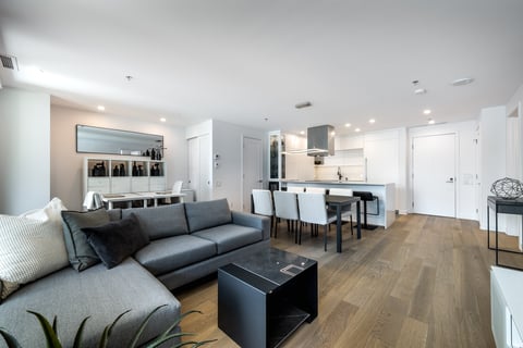 Modern condo interior