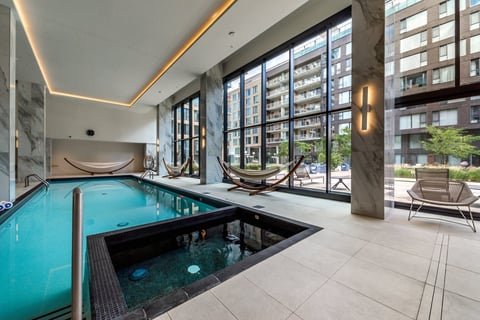 Well-staged condo